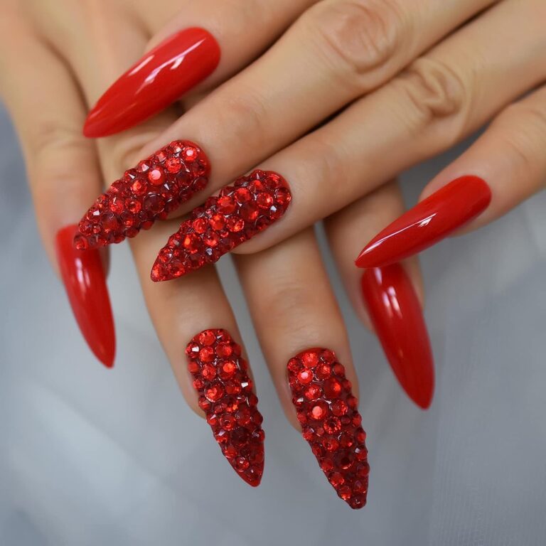 30 Red Nail Design Ideas